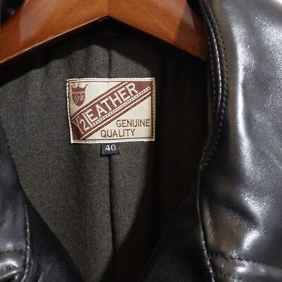 #ad new Wai Two Leather Aniline Hose P Coat L Size No.ks1117 $1402.31