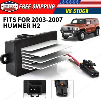 #ad 19331830 Heater Blower Motor Resistor Control Module For 2003 2007 HUMMER H2 6.0 $22.19