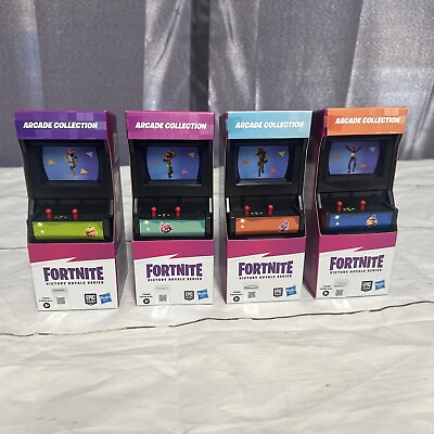 Fortnite Victory Royale Series Arcade Collection Complete Wave 1 amp; 2 Lot Of 4 $22.45