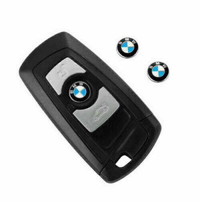2x For BMW Key Fob Remote Badge Logo 11 MM Sticker Emblem Replacement USA $4.96
