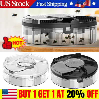 #ad Electric Fly Trap Automatic Fly Catcher Rotating Pest Repellent Kitchen Tool USA $5.99