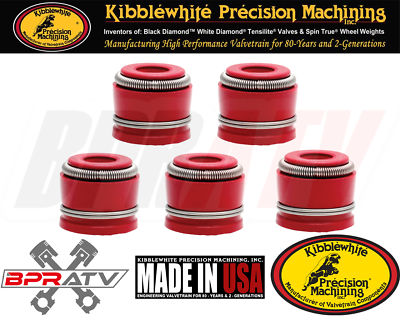 #ad 🔥Yamaha YFZ450 YFZ 450 Kibblewhite Viton Valve Stem Seals Seal Set of 5 Five⚡ $22.95