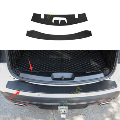 Leather Rear Bumper Guard Sill Protector Plate Sticker For Ford Explorer 2011 19 $48.67