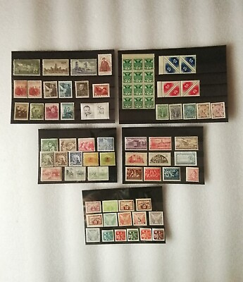 #ad CZECHOSLOVAKIA 1919 1960 Collection of 73 Stamps MNH MH $60.00