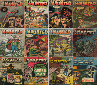 #ad 1953 1958 This Magazine Is Haunted Comic Book Package 12 eBooks on CD $13.75