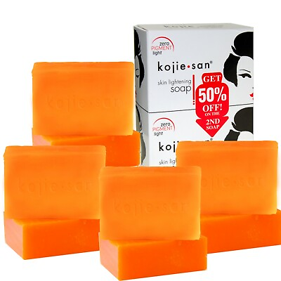 #ad 8 Bars of 135g Kojie San Skin Lightening Kojic Acid Soap 4 Packs of 2 Bars $35.59