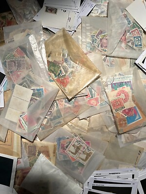 1000#x27;s WORLD Stamps Off Paper in Lot Packs of 50 #ad $2.99