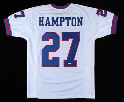 #ad Rodney Hampton Signed New York Giants Jersey JSA COA Super Bowl XXV Champion $111.96
