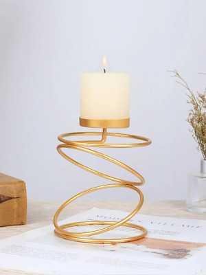 candelabros de centros mesa para velas metal sala decoraciones hogar adornos $8.08