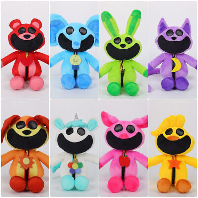 #ad US Smiling Critters Figure Plush Doll CatNap Hoppy Hopscotch Monster Doll Toys $13.92