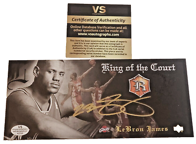 #ad Lebron James 2004 Upper Deck King of the Court ROOKIE Lebron James Autograph $3480.00