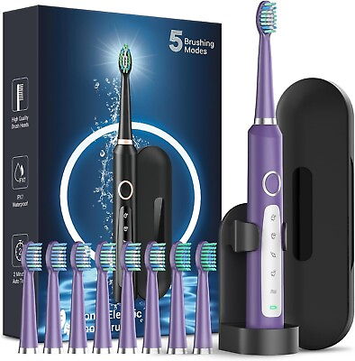 #ad Sonic Electric Toothbrush for Adults Rechargeable Electric #P42 44 93 250 $13.99