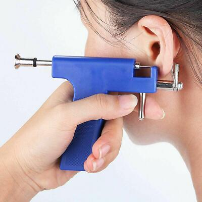 Professional Ear Nose Navel Body Piercing Gun Studs Piercing Punch Tool Kit Set $19.99