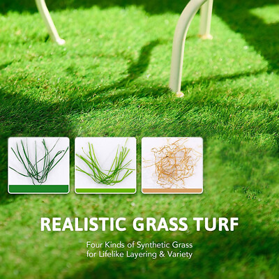 Artificial Grass Turf Mat 6.6ftx10ft Fake Synthetic Garden Landscape Lawn Carpet $67.25