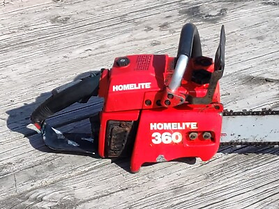 #ad Homelite 360 Automatic Chainsaw Parts or Repair $129.99
