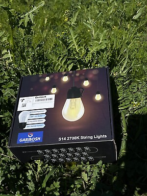 #ad 49Ft Waterproof Outdoor LED String Lights Warm White $35.00