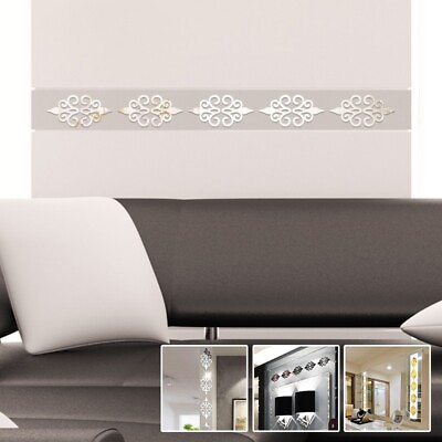 #ad New Sofa Background Wall Sticker Modern Art Decal Acrylic Mural House Decoration $6.79