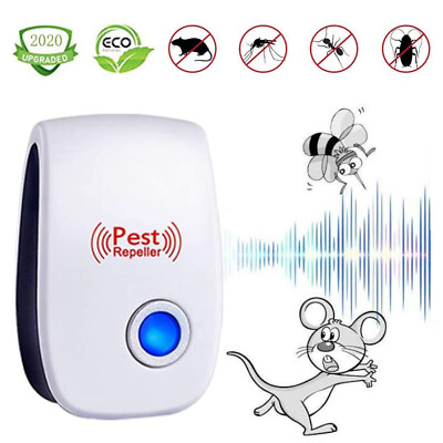 #ad Pro Ultrasonic Pest Reject Home Control Electronic Repellent Mice Rat Repeller $3.95