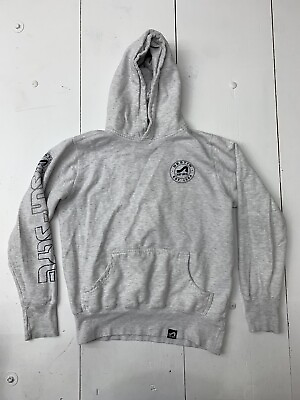 #ad #ad Surf Style Mens Grey Pullover Hoodie Size Medium $15.00