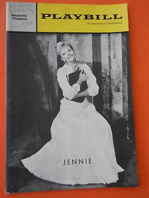 #ad December 16 1963 Majestic Theatre Playbill Jennie Mary Martin $31.99