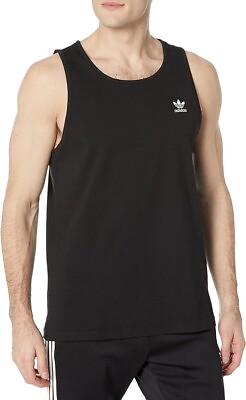Adidas Originals Men#x27;s Trefoil Essentials Tank Top Shirt Small Medium Large $15.99