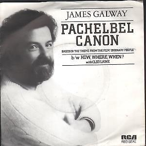 #ad RCA79 James Galway Pachelbel Canon 7quot; vinyl UK Rca 1981 Four prong label design GBP 3.15