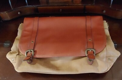 #ad Suede Leather Classic Top Handle Brown Briefcase Clean Nice Condition $13.50