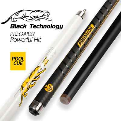 #ad PREOAIDR Solid Cedar Shaft Pool Cue Stick Stainless Steel Uni Loc Quick Joint $147.13