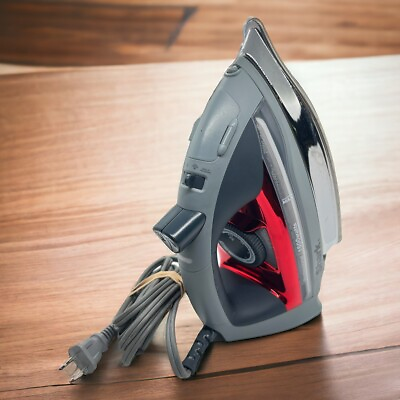 #ad Shark Professional 1500 Watts GI305 Red Gray Stainless Steel Steamer Iron Works $26.99