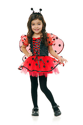 black amp; red LOVE BUG kids girls ladybird beetle halloween costume MEDIUM 8 10 $24.95