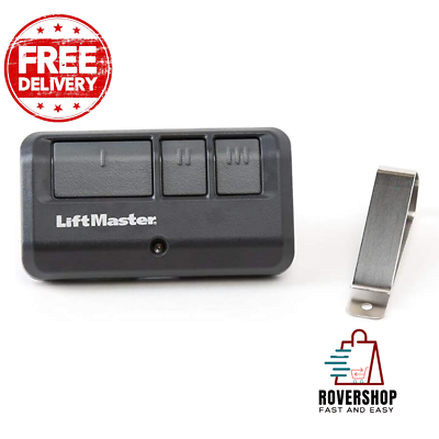 893MAX 3 Button Liftmaster oem Visor Remote Control Garage Door Opener $22.45