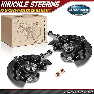 #ad 2x Front Steering Knuckle amp; Wheel Hub Bearing Assembly for Toyota Camry 12 13 17 $173.99