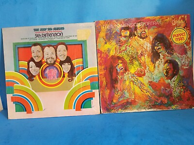 #ad THE JULY 5TH ALBUM PORTRAIT.TWO 5TH DIMENSION LP#x27;S IN GREAT CONDITION. $8.09