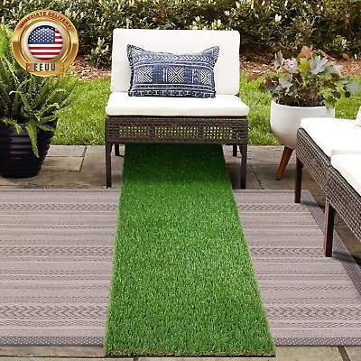 2X6 FT Artificial Turf Grass Runner Rug Thick Realistic Fake Grass for Dogs Pa $44.06