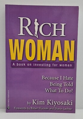 #ad Rich Woman by Kim Kiyosaki. Investing for Woman Hardcover 2006 Good Condition AU $21.00