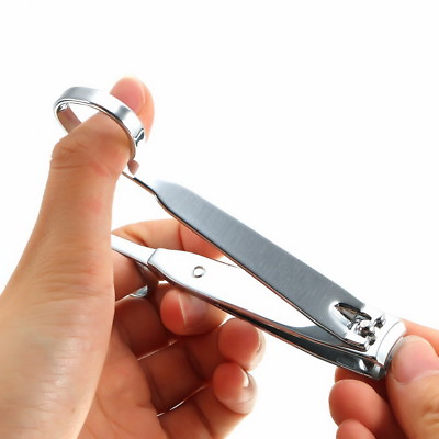 #ad ULTRA STRONG Nail Clipper Scissors Cutter CARBON STEEL Fingernail Toenail $6.99
