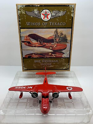 Wings of Texaco Ertl 4 Series 1940 Grumman Goose Airplane Locking Coin Bank. $19.99