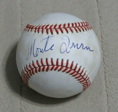 Monte Irvin Signed Autographed Official Rawlings NL Baseball MLB HOF $24.99