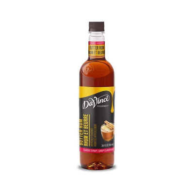 #ad DaVinci Gourmet Classic Butter Rum Flavoring Syrup 750 mL Plastic Bottle $29.69