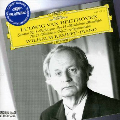 #ad Piano Sonatas by Wilhelm Kempff CD 1996 # 8142123 Near Mint $12.95