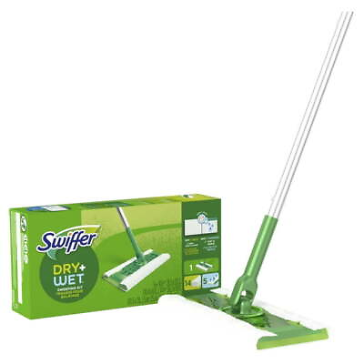 #ad Sweeper 2 in 1 Sweep and Mop Starter Kit1 Mop 19 Refills $19.92