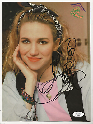 #ad Debbie Gibson REAL young hand SIGNED Mag Pinup Photo JSA COA Autographed $59.99