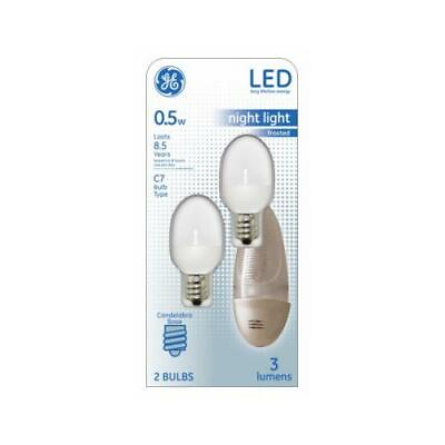 #ad Ge Lighting LED Night Light Bulb C7 White 5 Watts $9.99