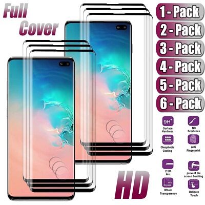 #ad For Samsung Galaxy S10e S10 Note 10 5G Tempered Glass Full Screen Protector $9.99
