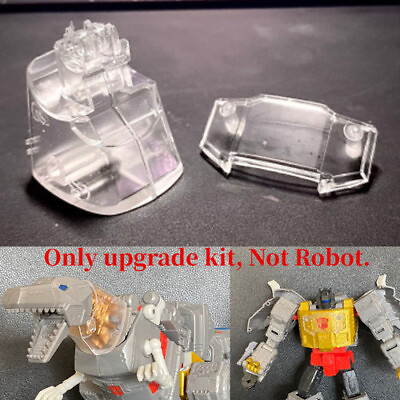 #ad #ad Transparent Neck Chest Cover Tooth Arm Fill Parts Upgrade Kit For SS86 Grimlock $10.55