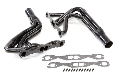 #ad Schoenfeld 1185CM2 Long Tube IMCA Modified Headers 602 Crate 3in Collector Black $289.95