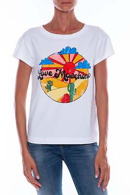 #ad Love Moschino Chic Graphic Cotton Tee with Embossed Detail $111.30