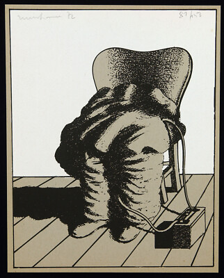 Politische Kunst 1972. Siebdruck Siegfried NEUENHAUSEN *1931 D handsigniert EUR 80.00