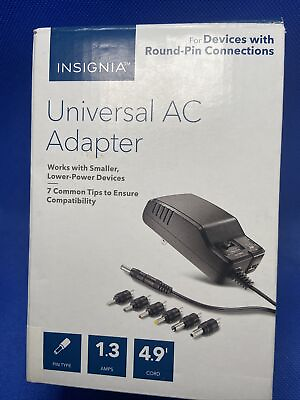 #ad Universal AC Power Adapter Supply Charger for Electronics 7 different size tips $9.89