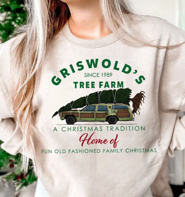 #ad Griswold Christmas National Lampoons Sweatshirt Christmas Vacation $37.98
